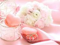 Девушка Цветы коробочка, цветы, печенье, розы, кольца обои рабочий стол