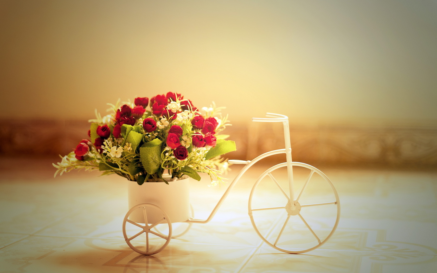  Цветы цветы, розы, велосипед картинка, обои рабочий стол