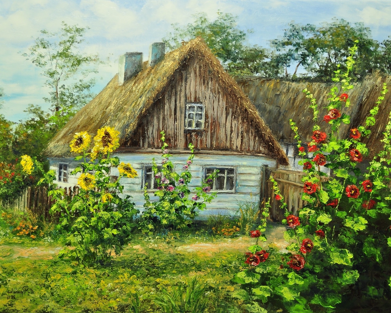 Природа, пейзаж Лето ,  9 красивые обои рабочий стол