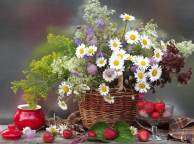 Девушка Цветы flowers, nature, wallpaper 3119 обои рабочий стол